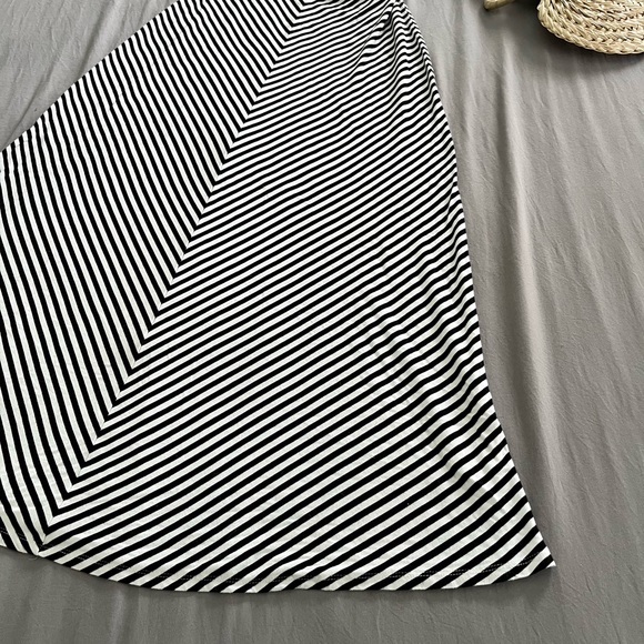 Merona Black and White Striped Maxi Skirt - Picture 6 of 8